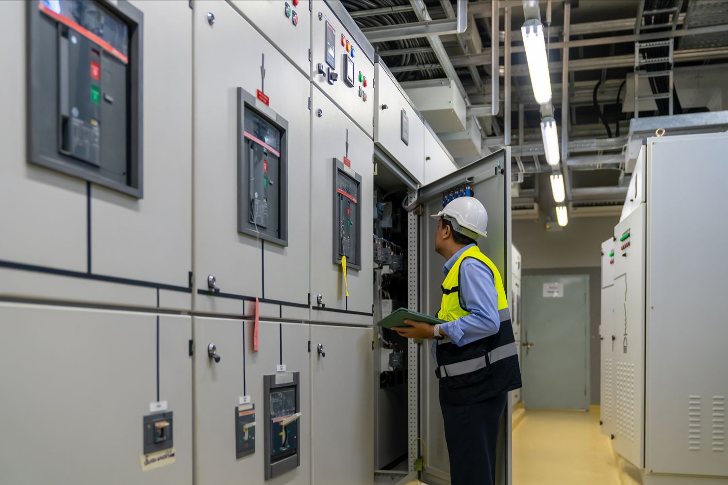 Commercial EV Charger Installation in Tulsa, OK by licensed electrician